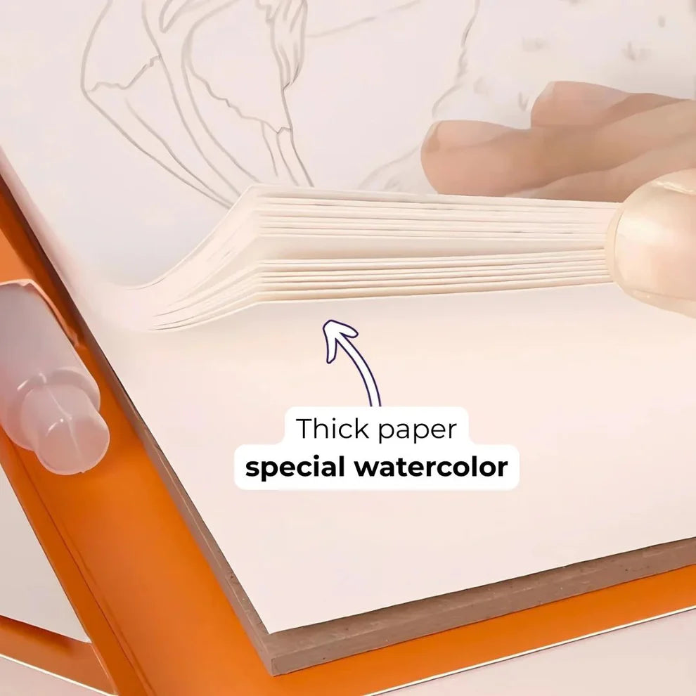 🖼️Set de Peinture Aquarelle 💕 Adapté aux Débutants