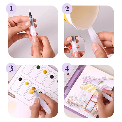 🖼️Set de Peinture Aquarelle 💕 Adapté aux Débutants