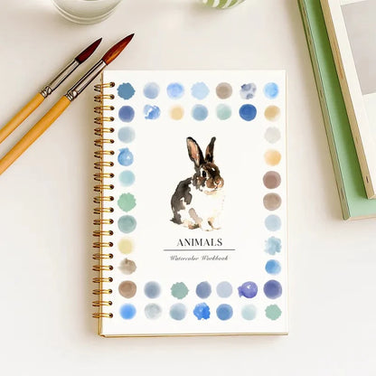 🖼️Cahier de Peinture Aquarelle 💕 Adapté aux Débutants