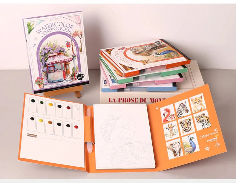 🖼️Set de Peinture Aquarelle 💕 Adapté aux Débutants