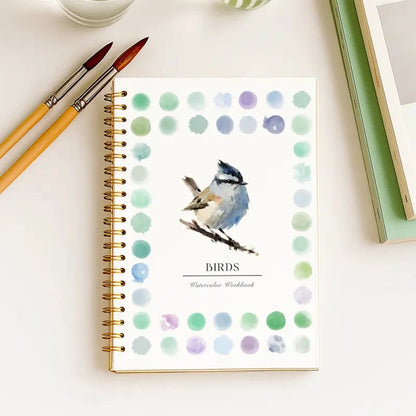 🖼️Cahier de Peinture Aquarelle 💕 Adapté aux Débutants