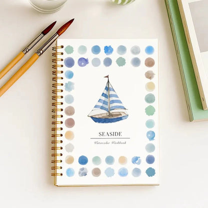 🖼️Cahier de Peinture Aquarelle 💕 Adapté aux Débutants