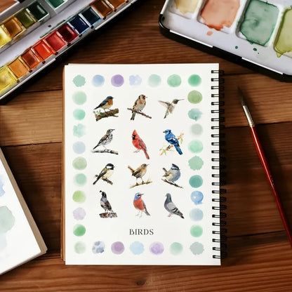 🖼️Cahier de Peinture Aquarelle 💕 Adapté aux Débutants