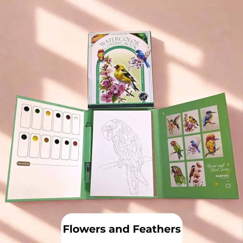🖼️Set de Peinture Aquarelle 💕 Adapté aux Débutants