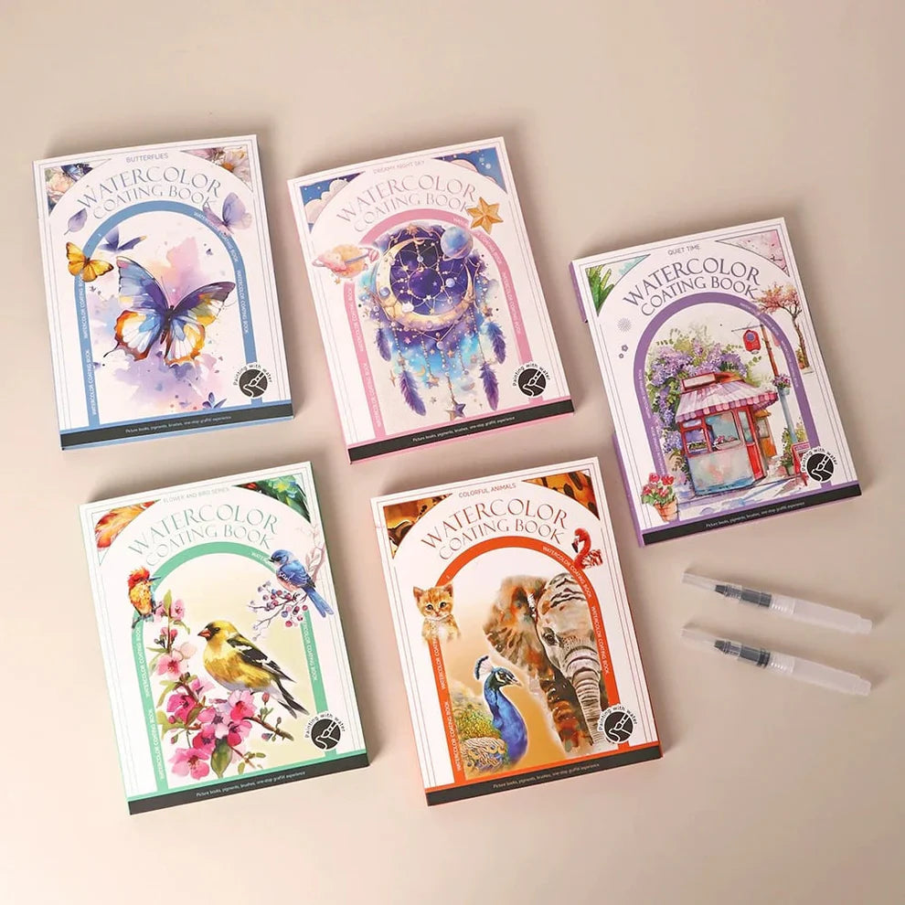 🖼️Set de Peinture Aquarelle 💕 Adapté aux Débutants