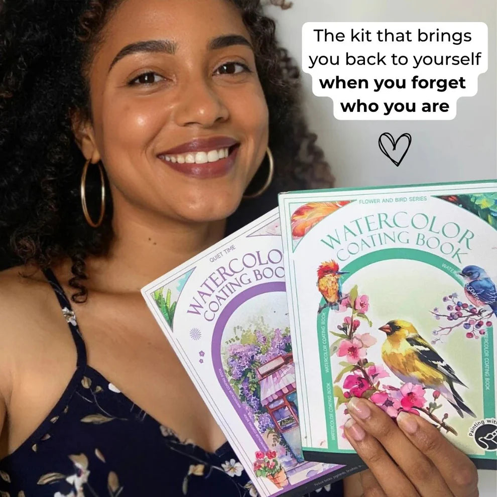 🖼️Set de Peinture Aquarelle 💕 Adapté aux Débutants