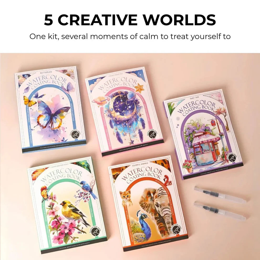 🖼️Set de Peinture Aquarelle 💕 Adapté aux Débutants