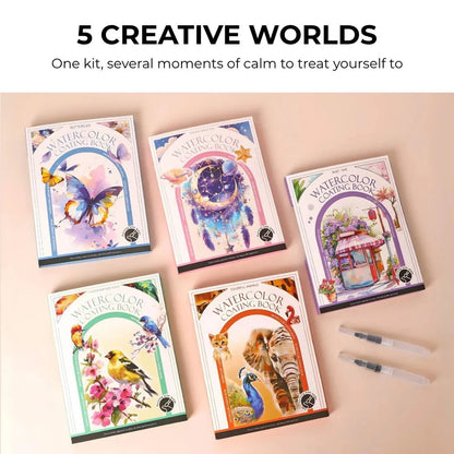 🖼️Set de Peinture Aquarelle 💕 Adapté aux Débutants