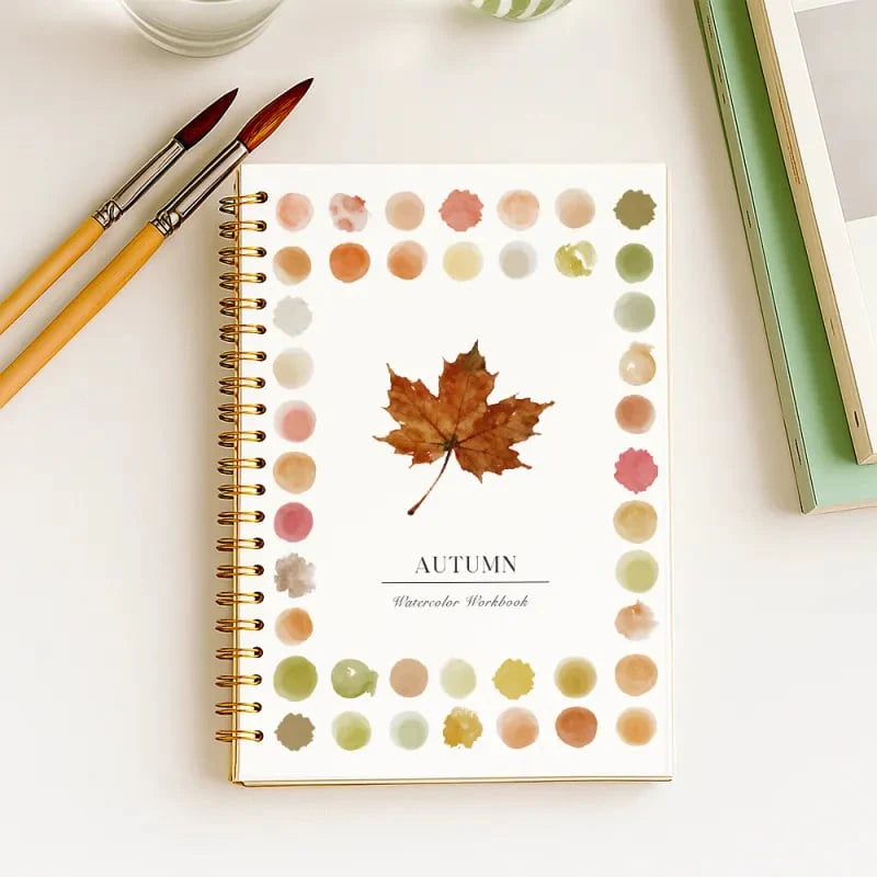 🖼️Cahier de Peinture Aquarelle 💕 Adapté aux Débutants